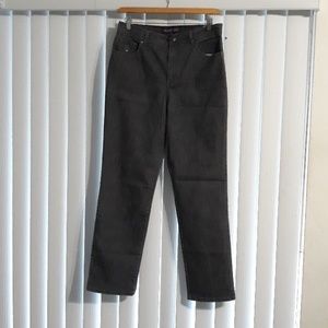 Stone washed dark grey jeans